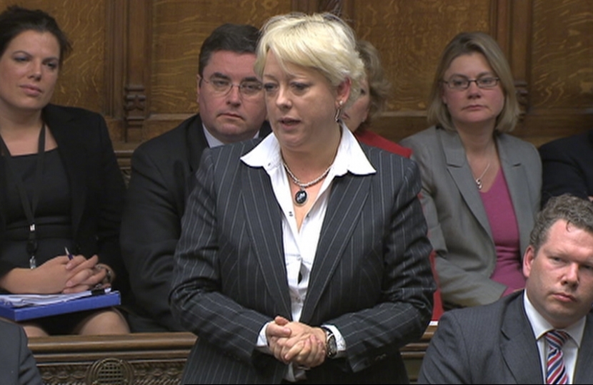 Jackie Doyle-Price in the House of Commons. 