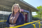 Jackie at Tilbury Rail Station