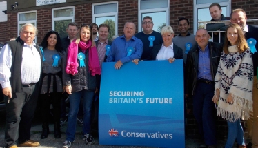 Jackie and campaigners helping to Secure Britain's Future